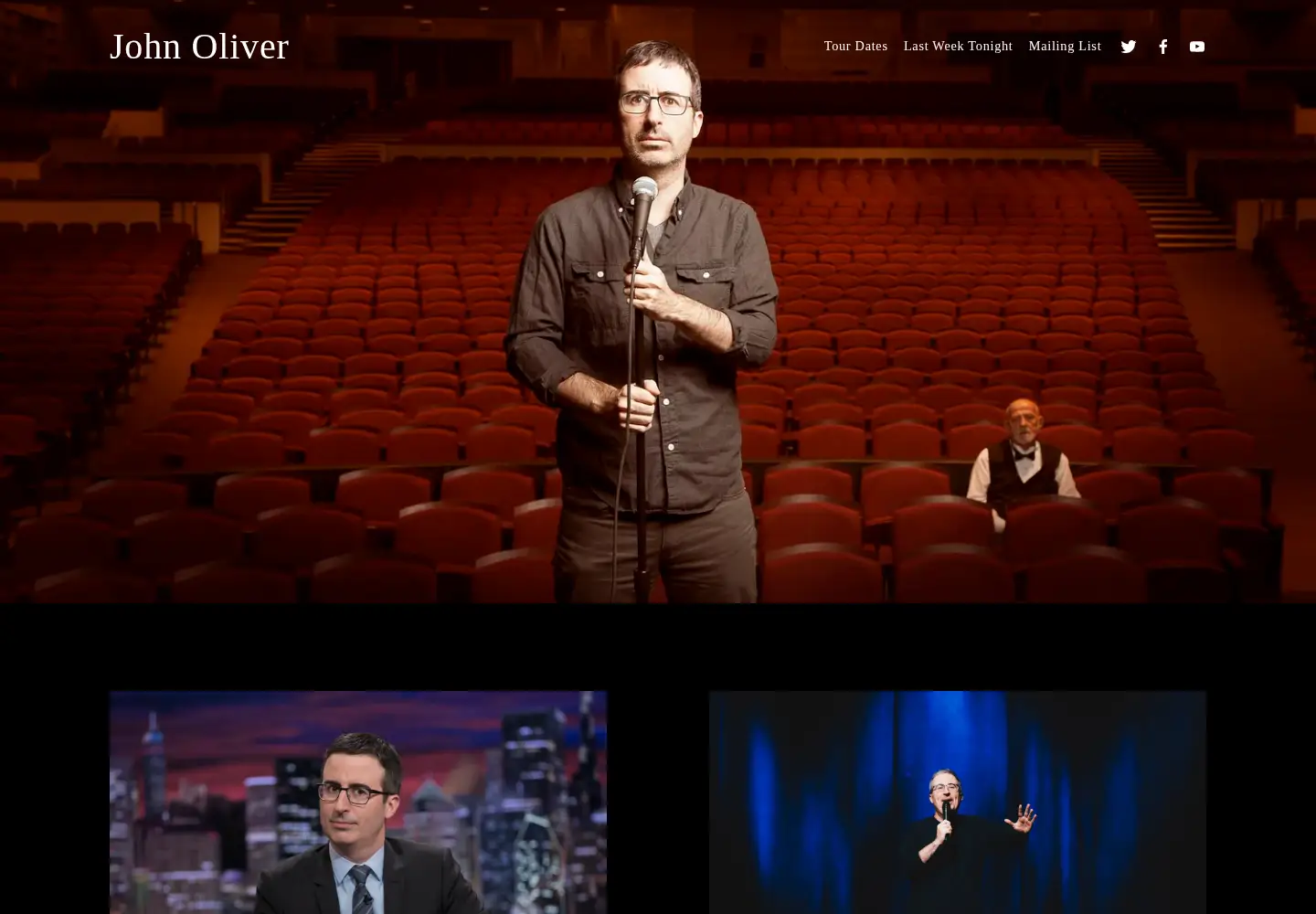 Screenshot of iamjohnoliver.com