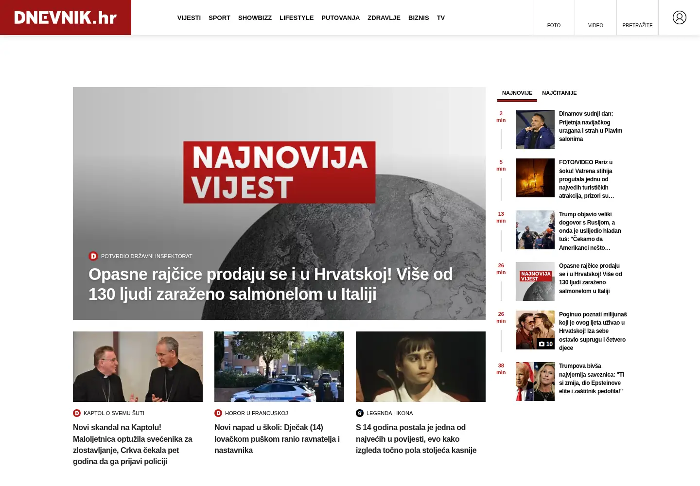 Screenshot of blog.hr