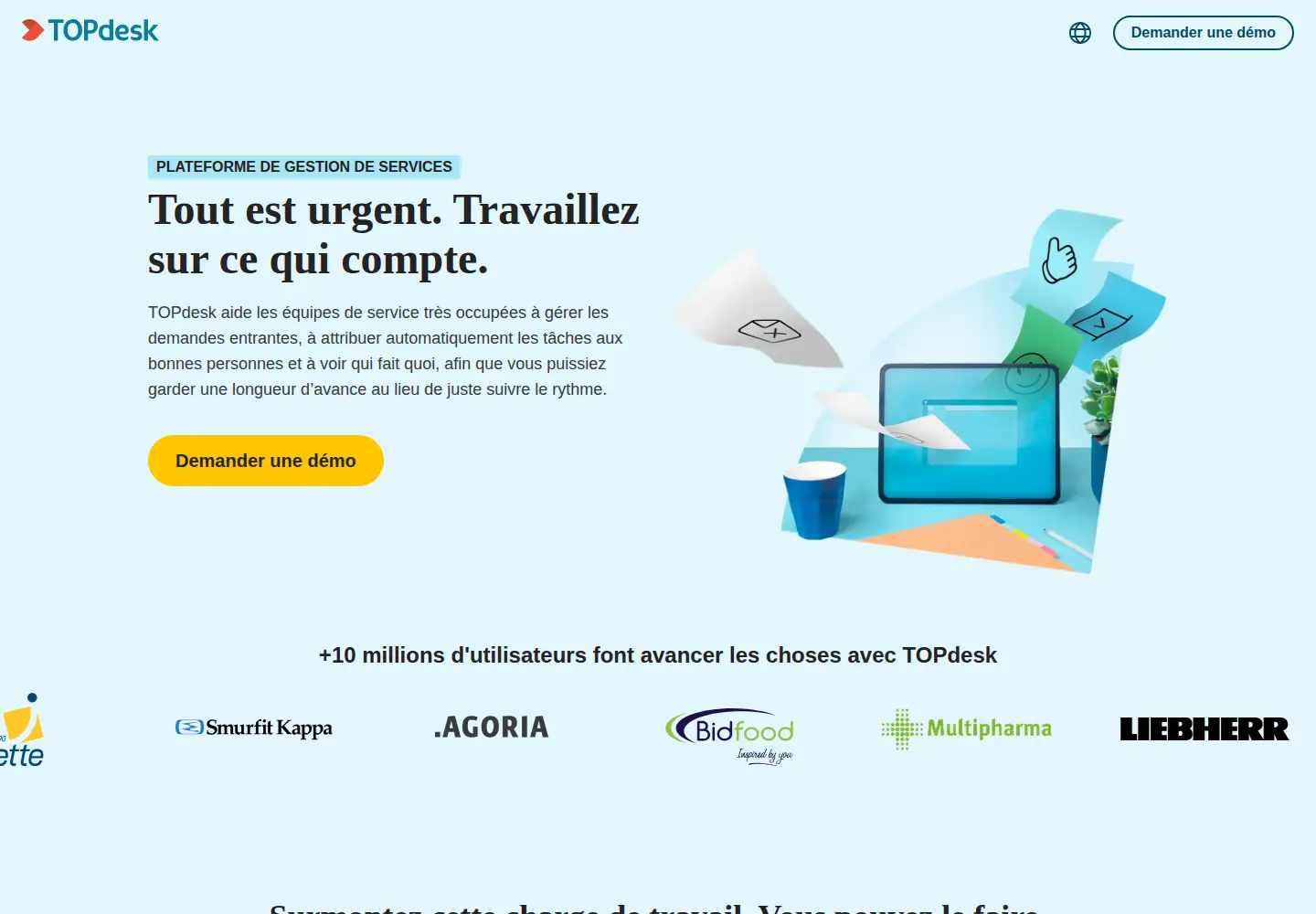 Screenshot of topdesk.com