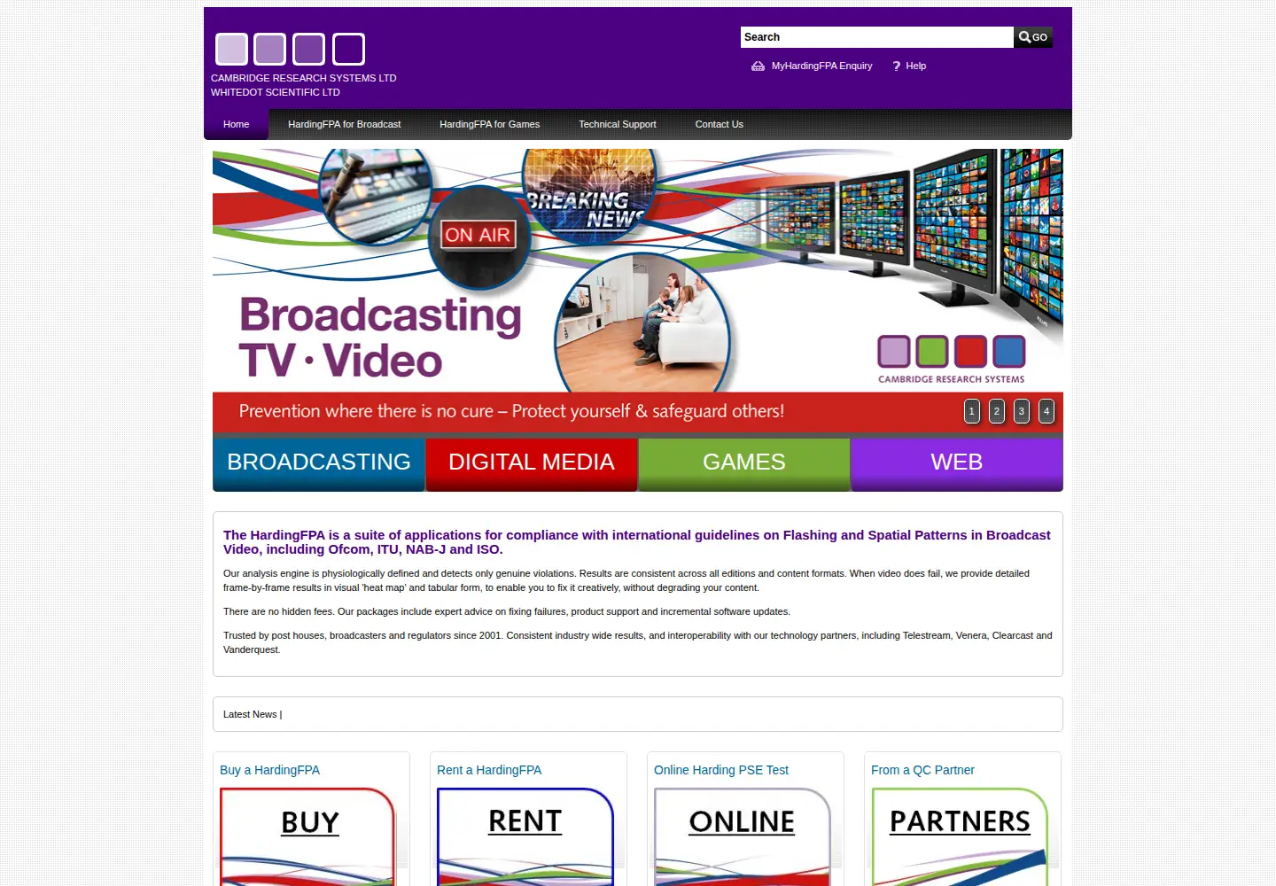 Screenshot of hardingfpa.com
