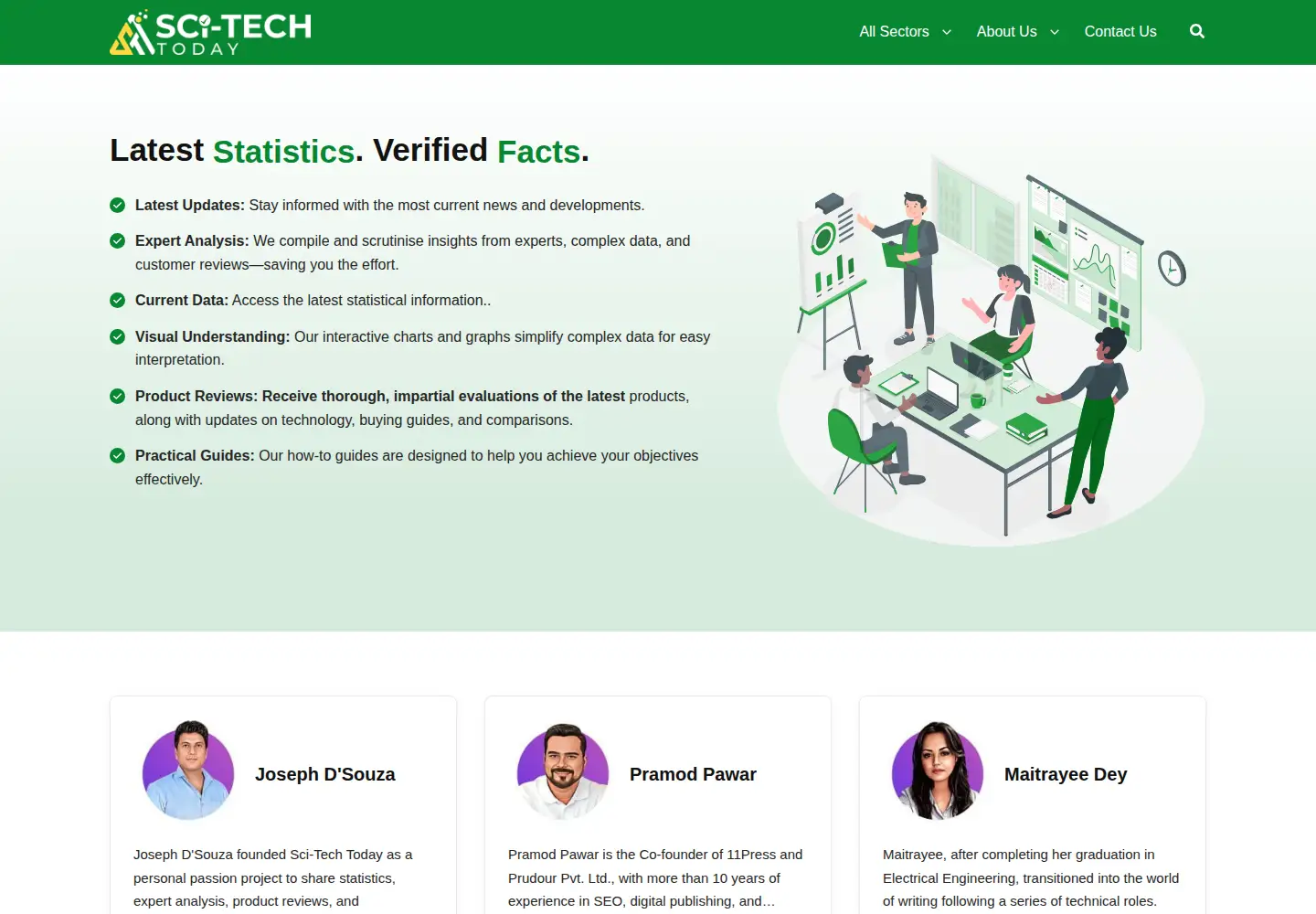Screenshot of sci-tech-today.com