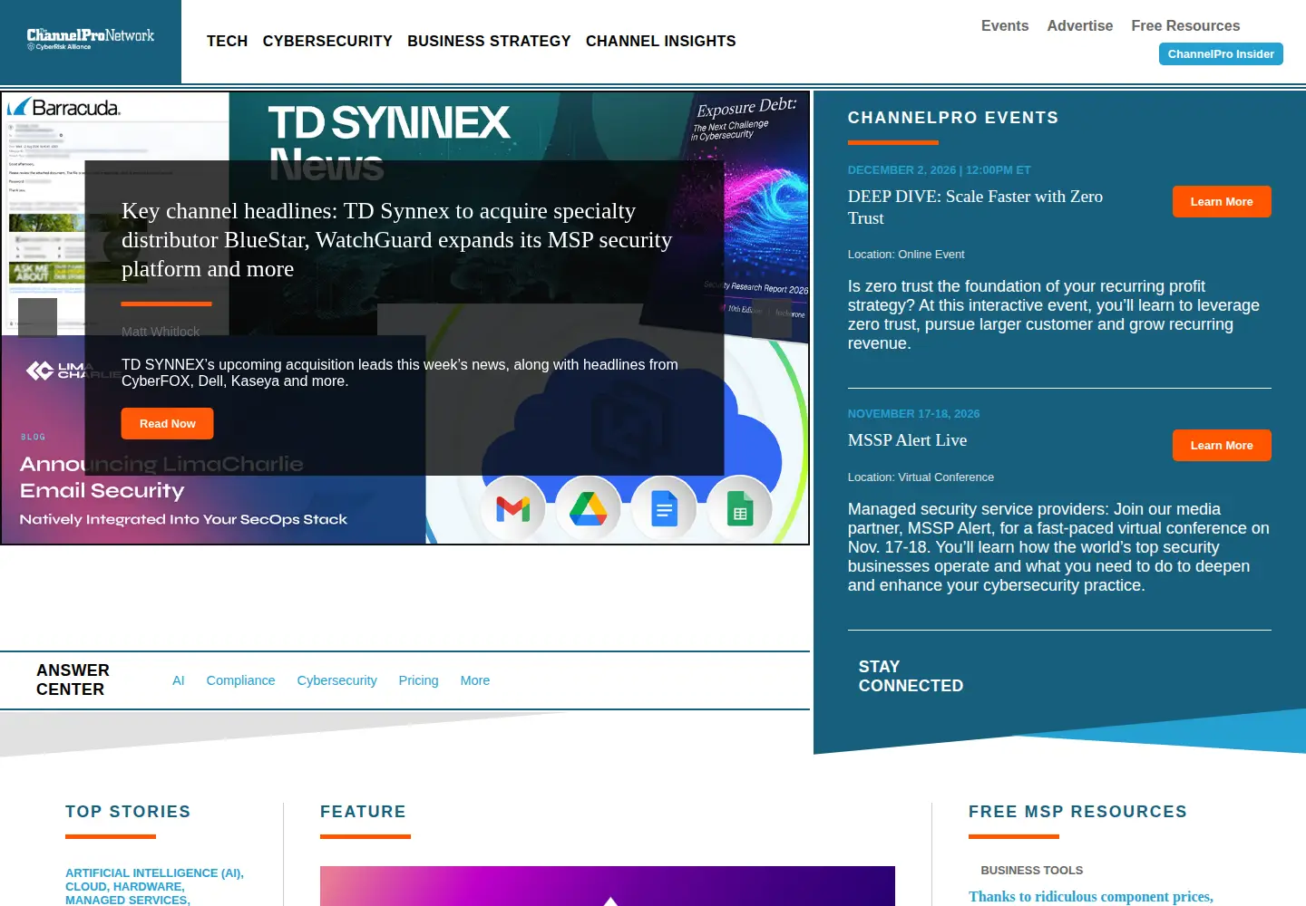 Screenshot of channelpronetwork.com