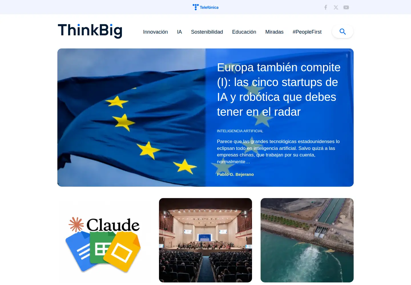 Screenshot of blogthinkbig.com
