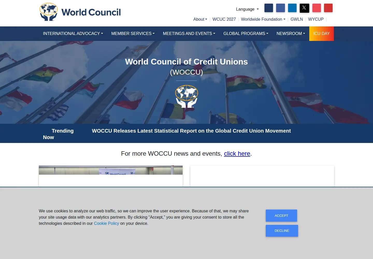 Screenshot of woccu.org