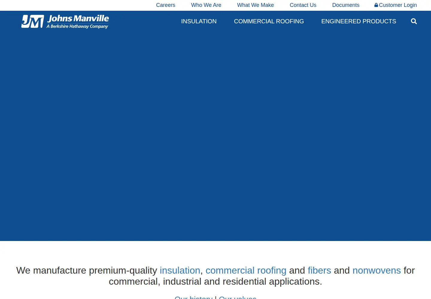 Captured homepage of jm.com in the current scan