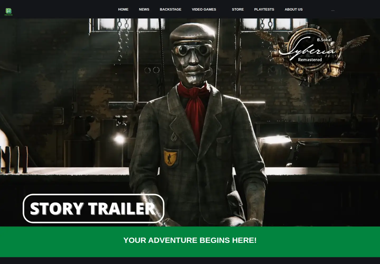 Screenshot of microids.com