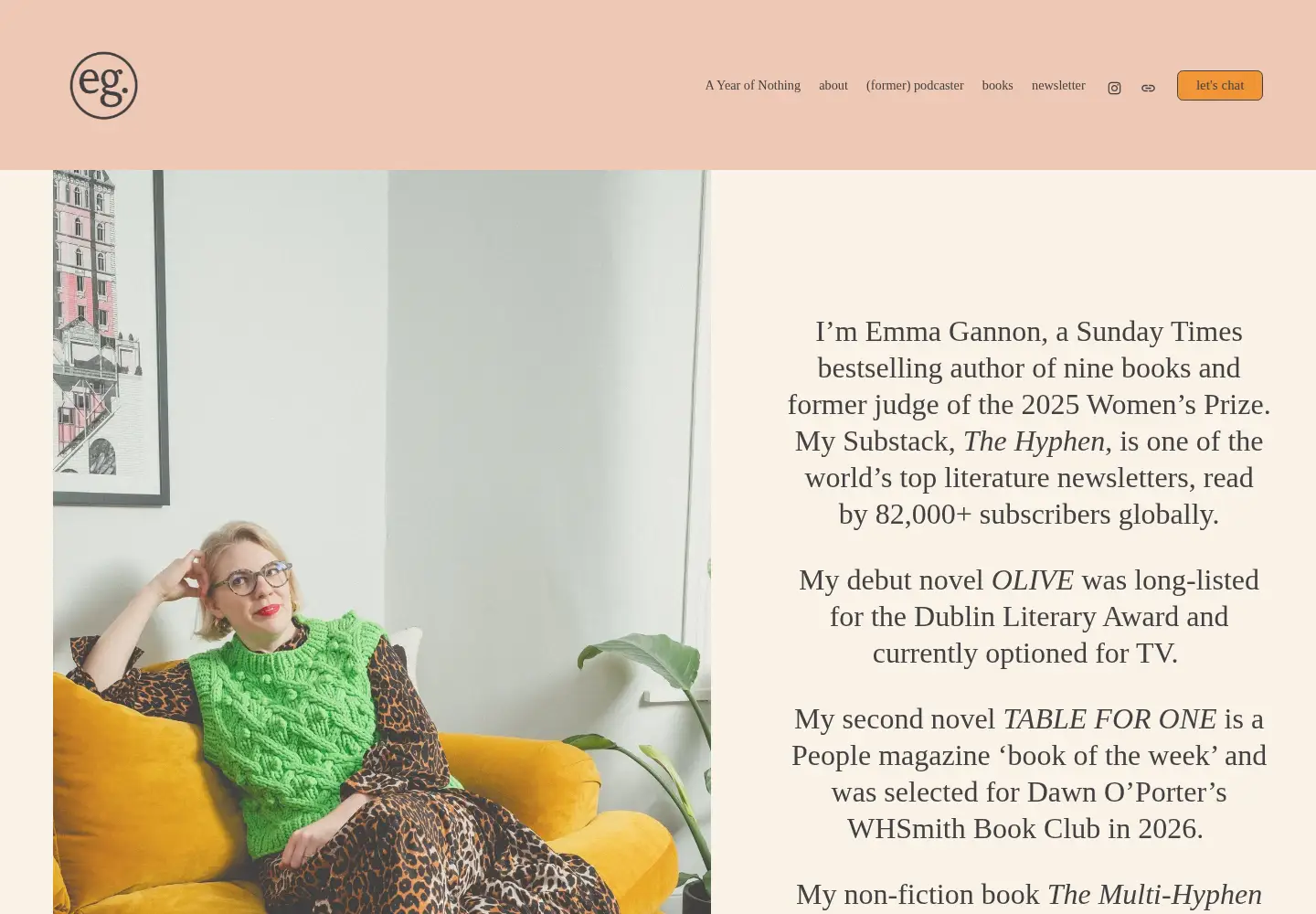 Screenshot of emmagannon.co.uk