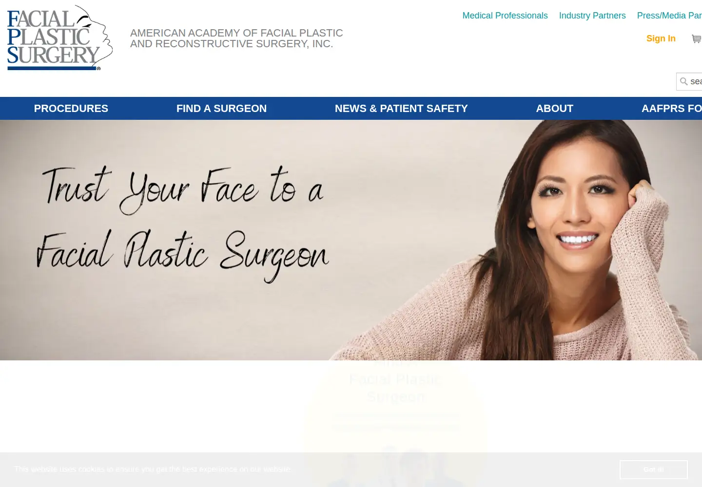 Screenshot of aafprs.org