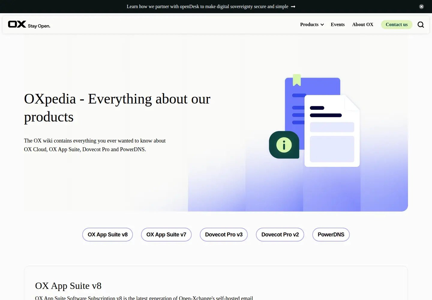 Screenshot of oxpedia.org