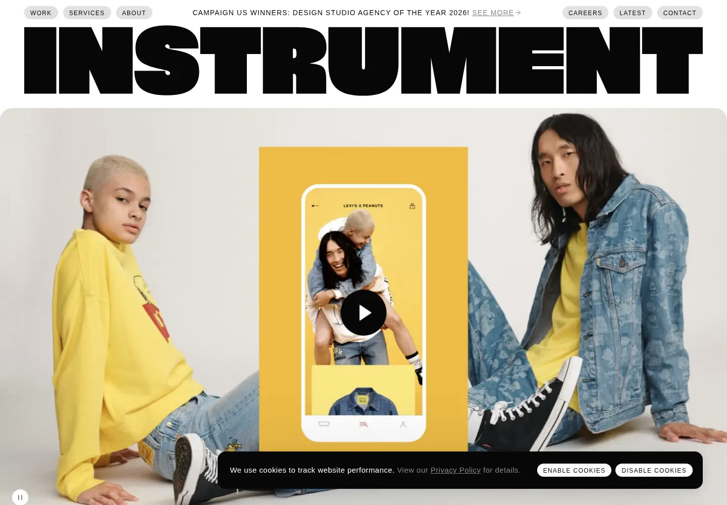 Screenshot of instrument.com