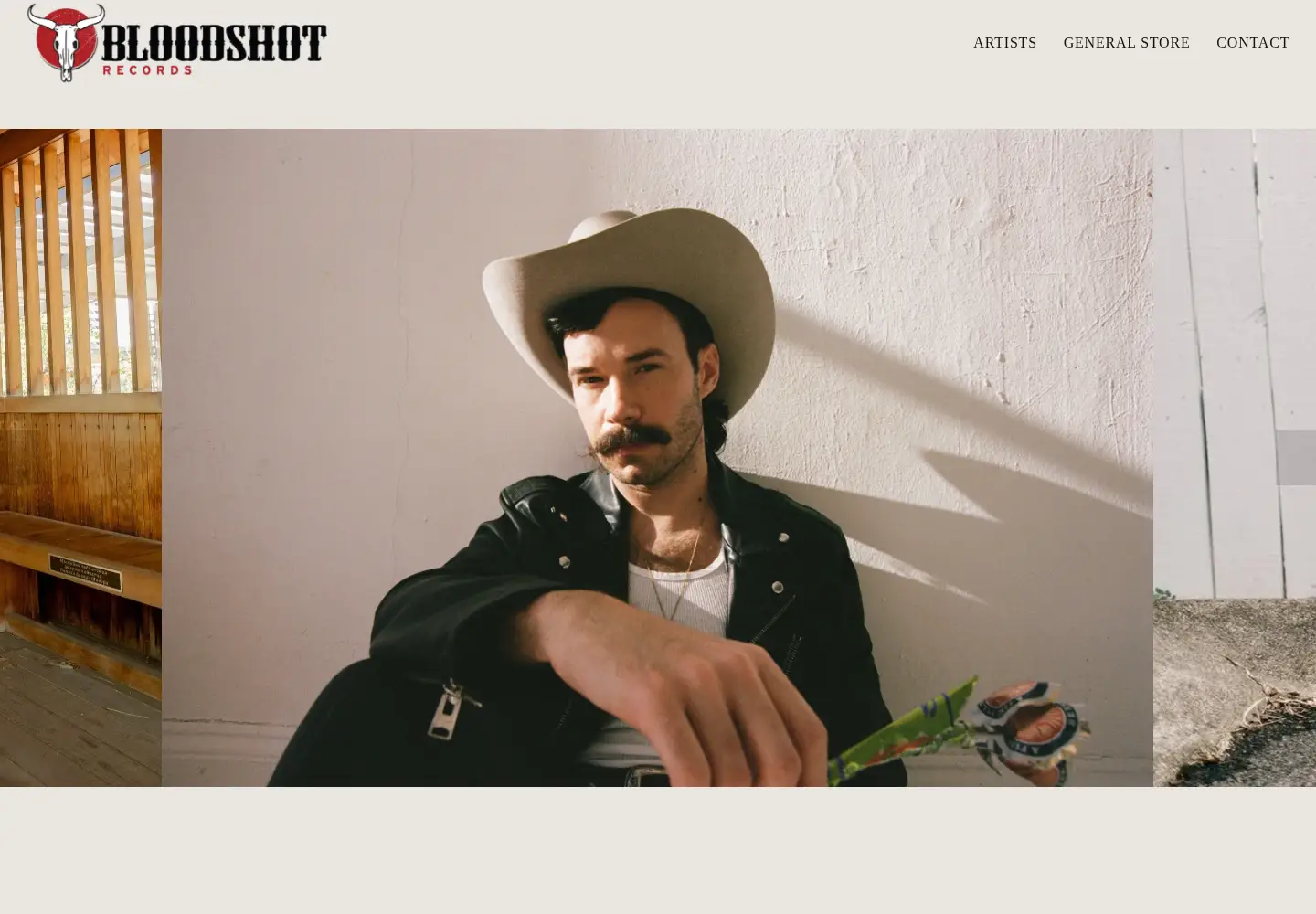 Screenshot of bloodshotrecords.com