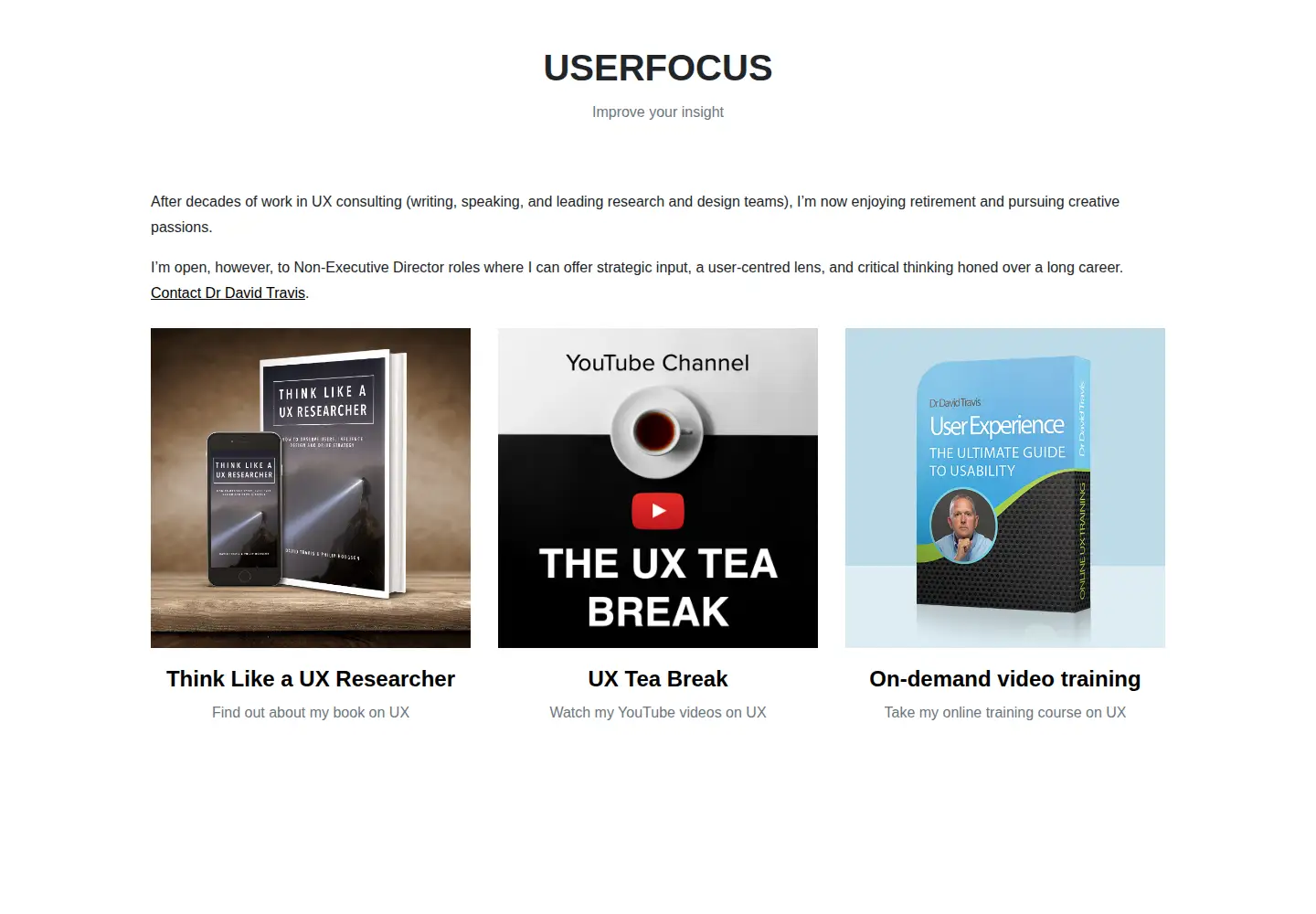 Screenshot of userfocus.co.uk