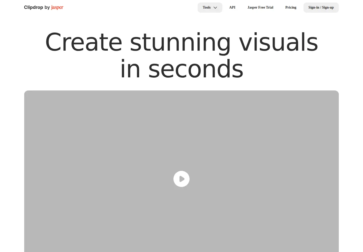 Screenshot of clipdrop.co