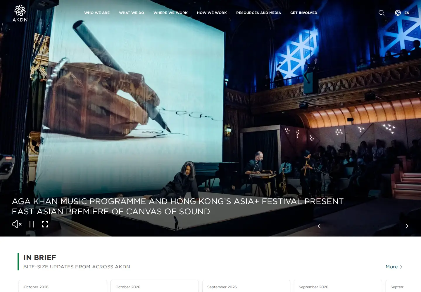 Screenshot of akdn.org