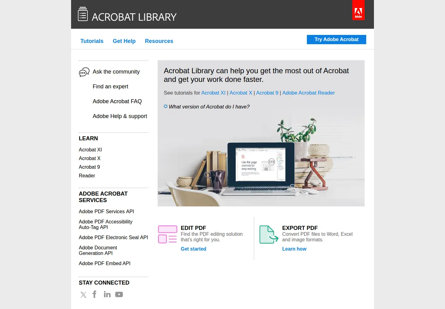 Screenshot of acrobatusers.com