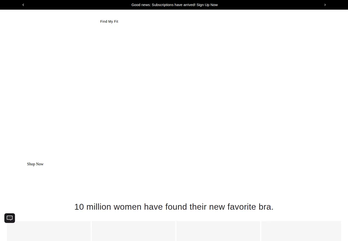 Screenshot of thirdlove.com
