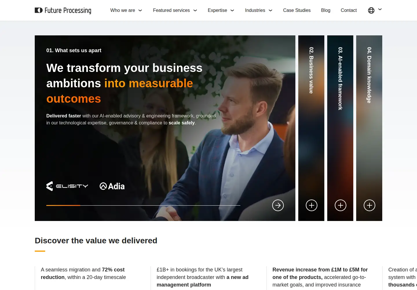 Screenshot of future-processing.com