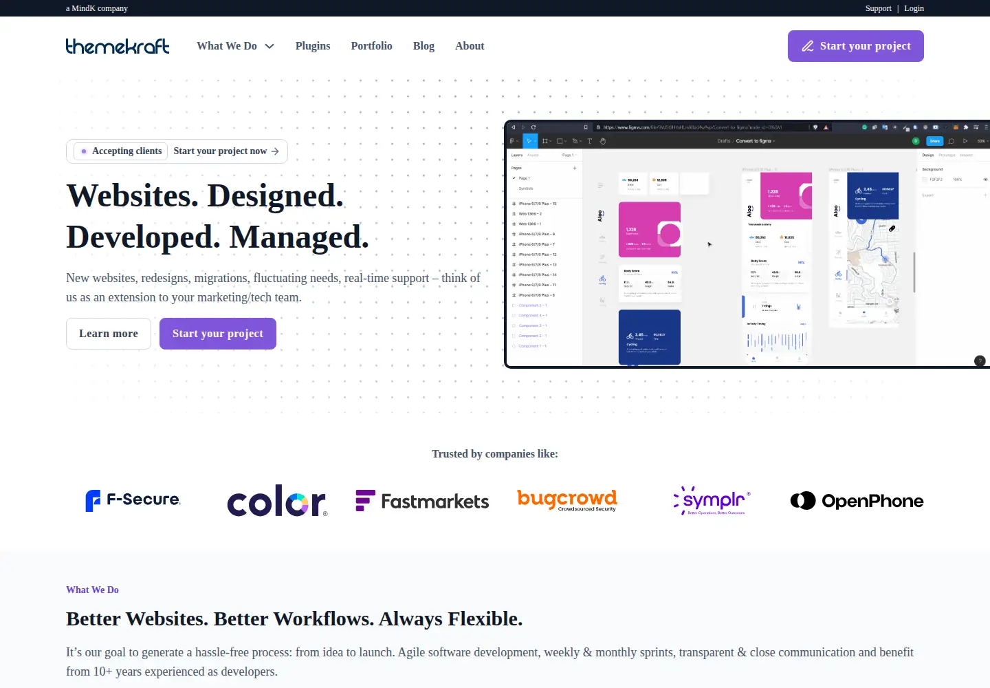 Screenshot of themekraft.com