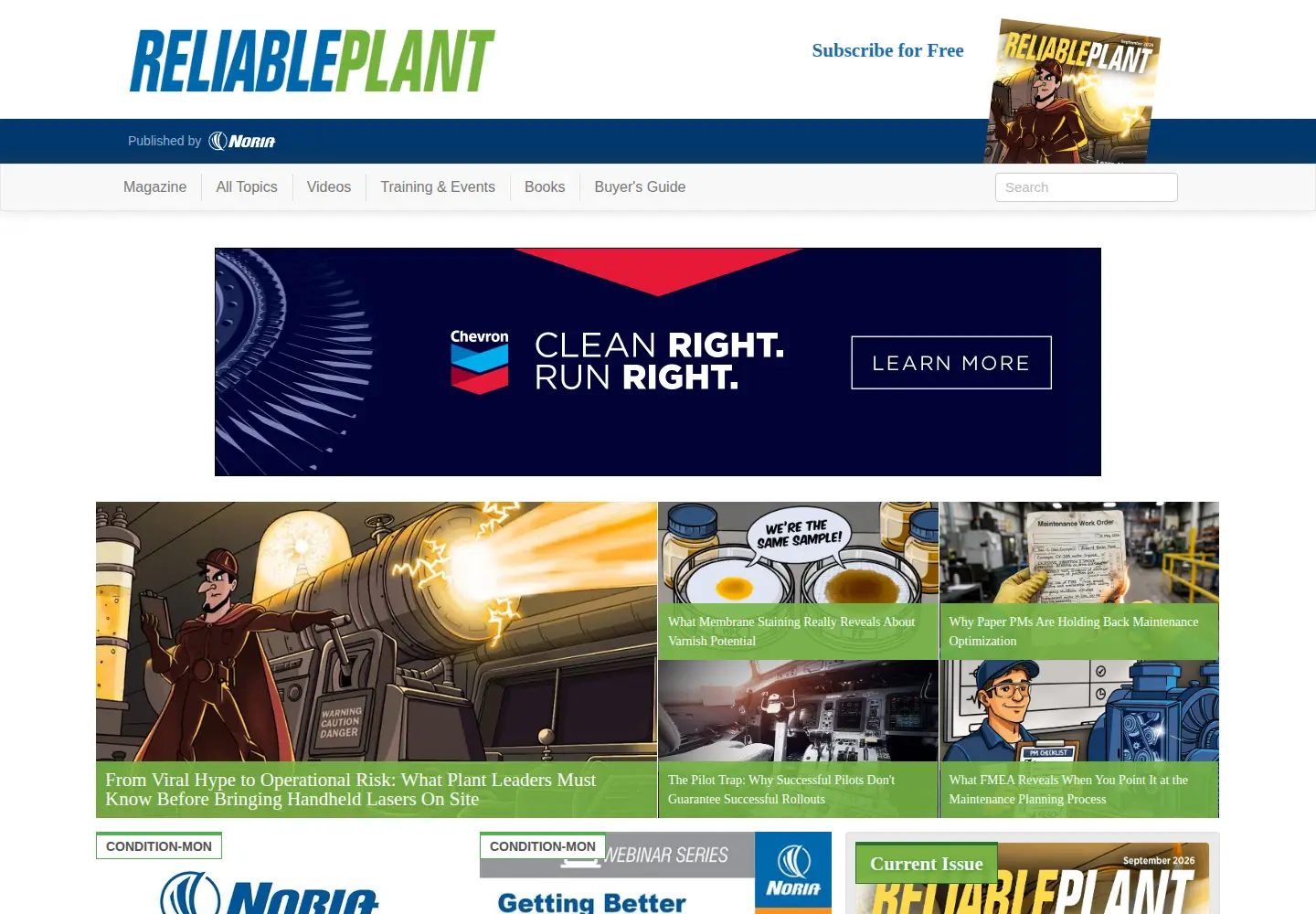 Screenshot of reliableplant.com