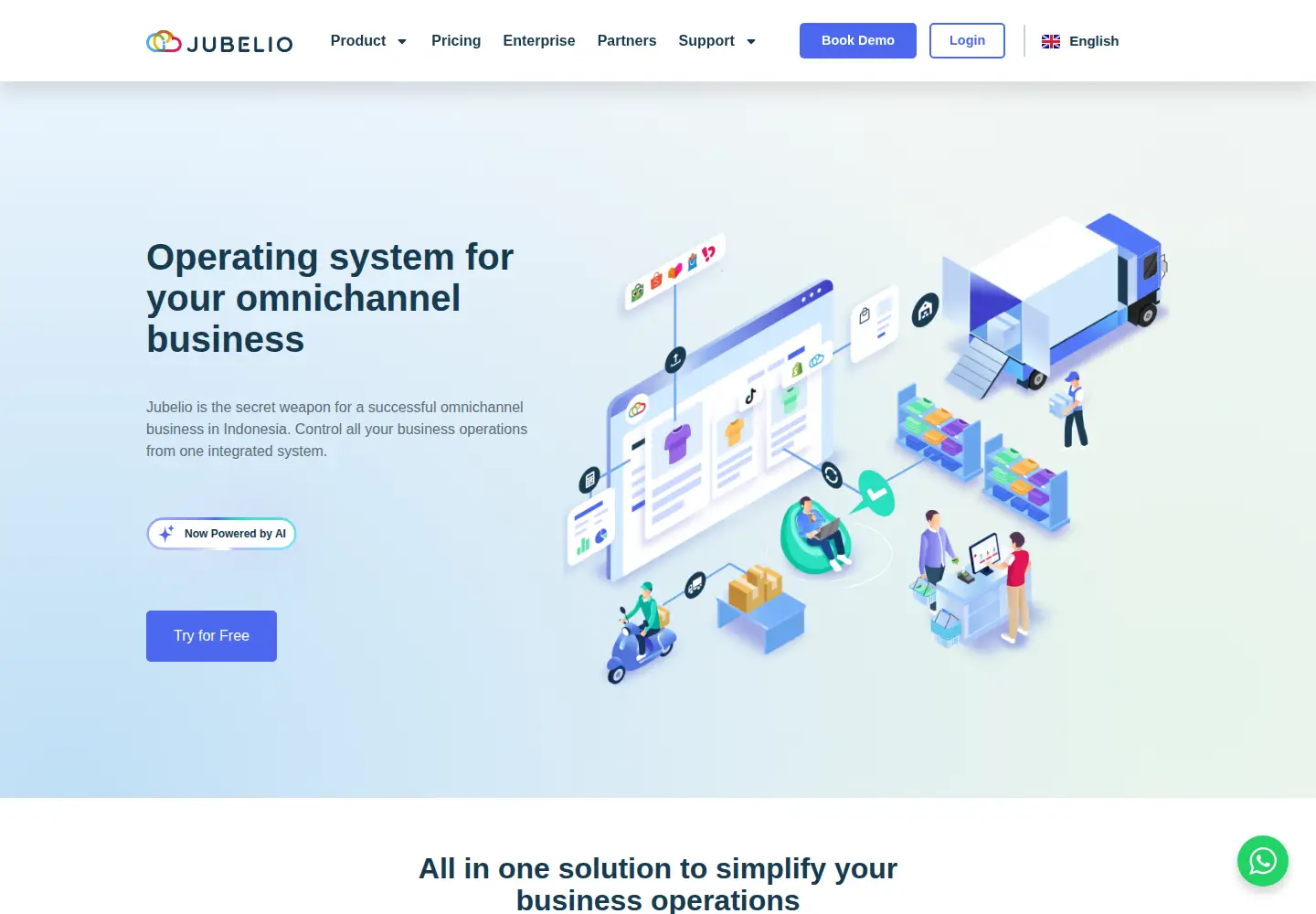 Screenshot of jubelio.com