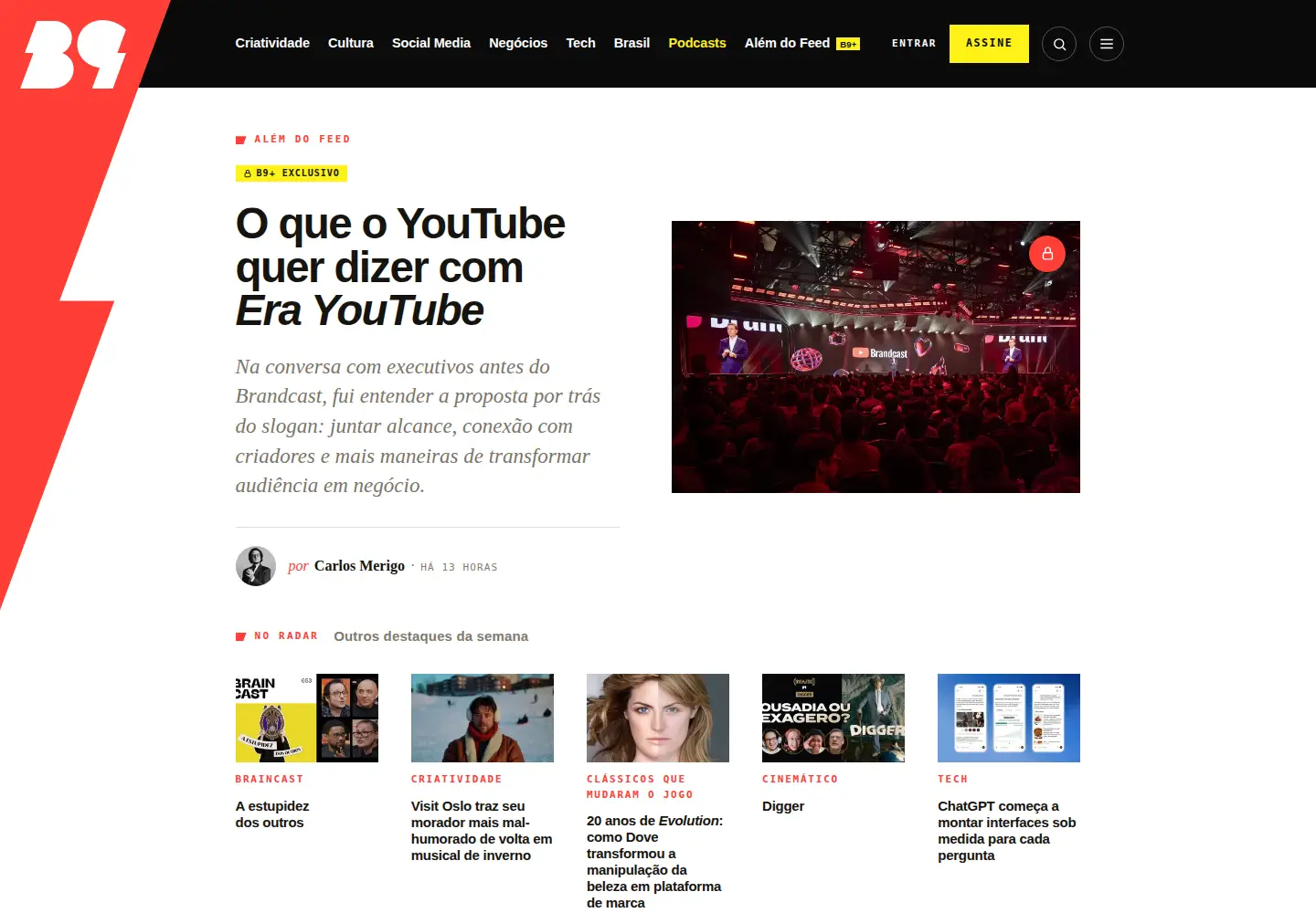 Screenshot of b9.com.br