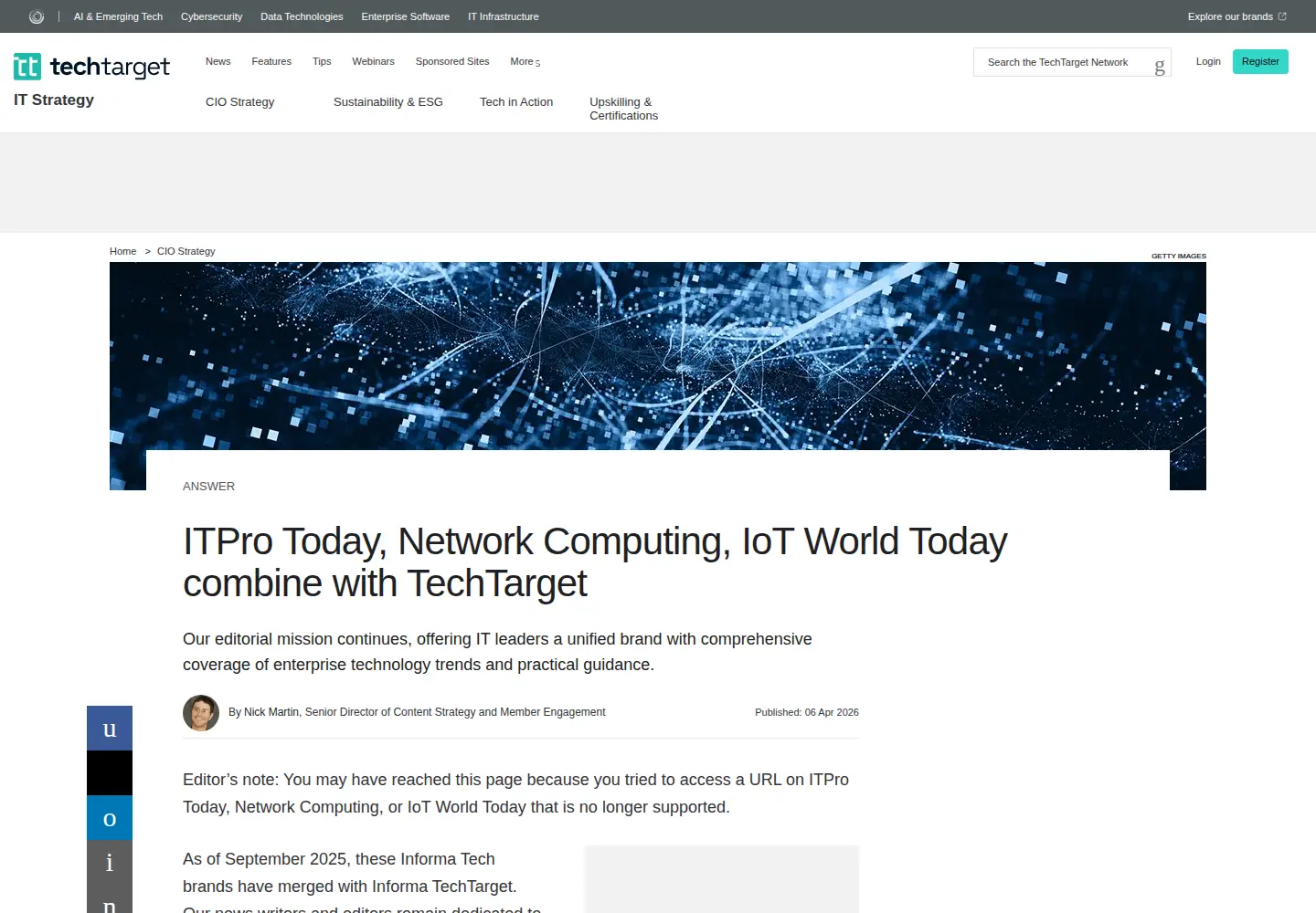 Screenshot of networkcomputing.com