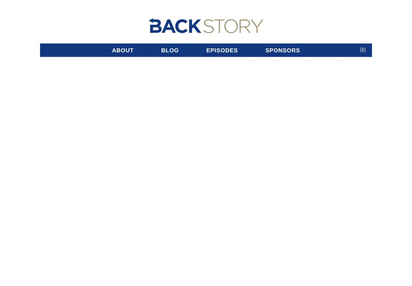 Screenshot of backstoryradio.org