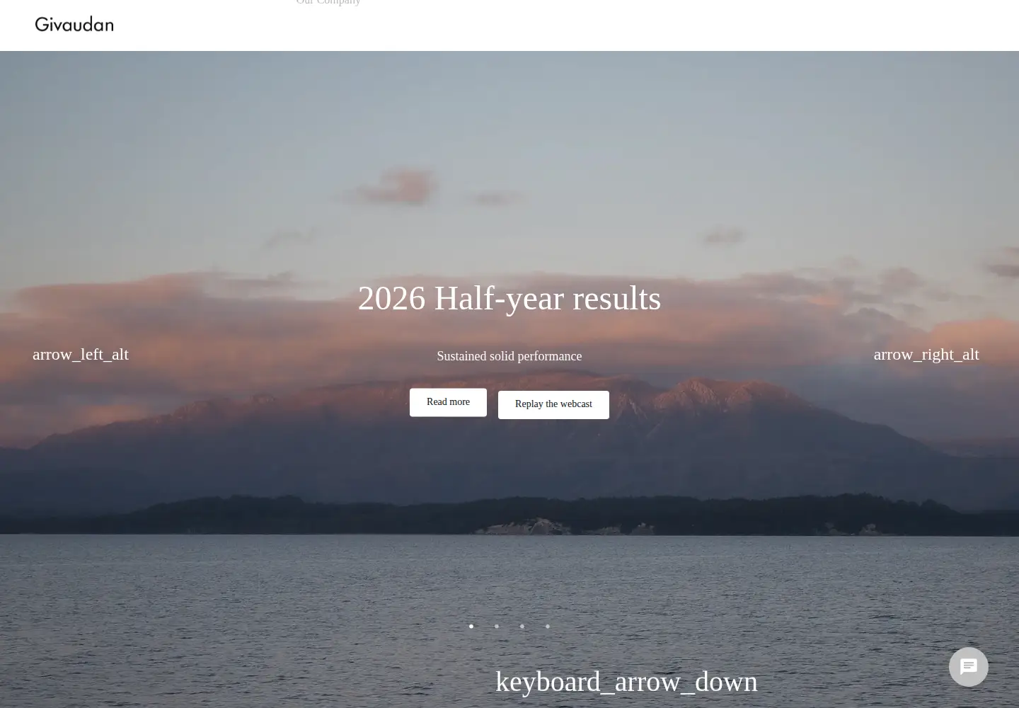 Screenshot of givaudan.com