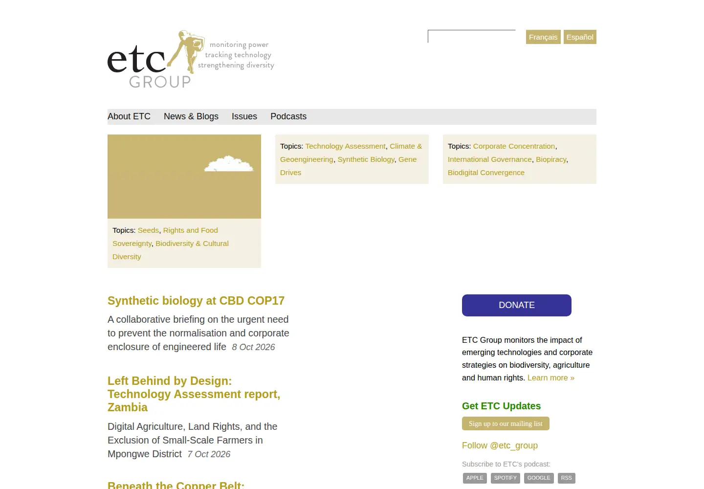 Screenshot of etcgroup.org