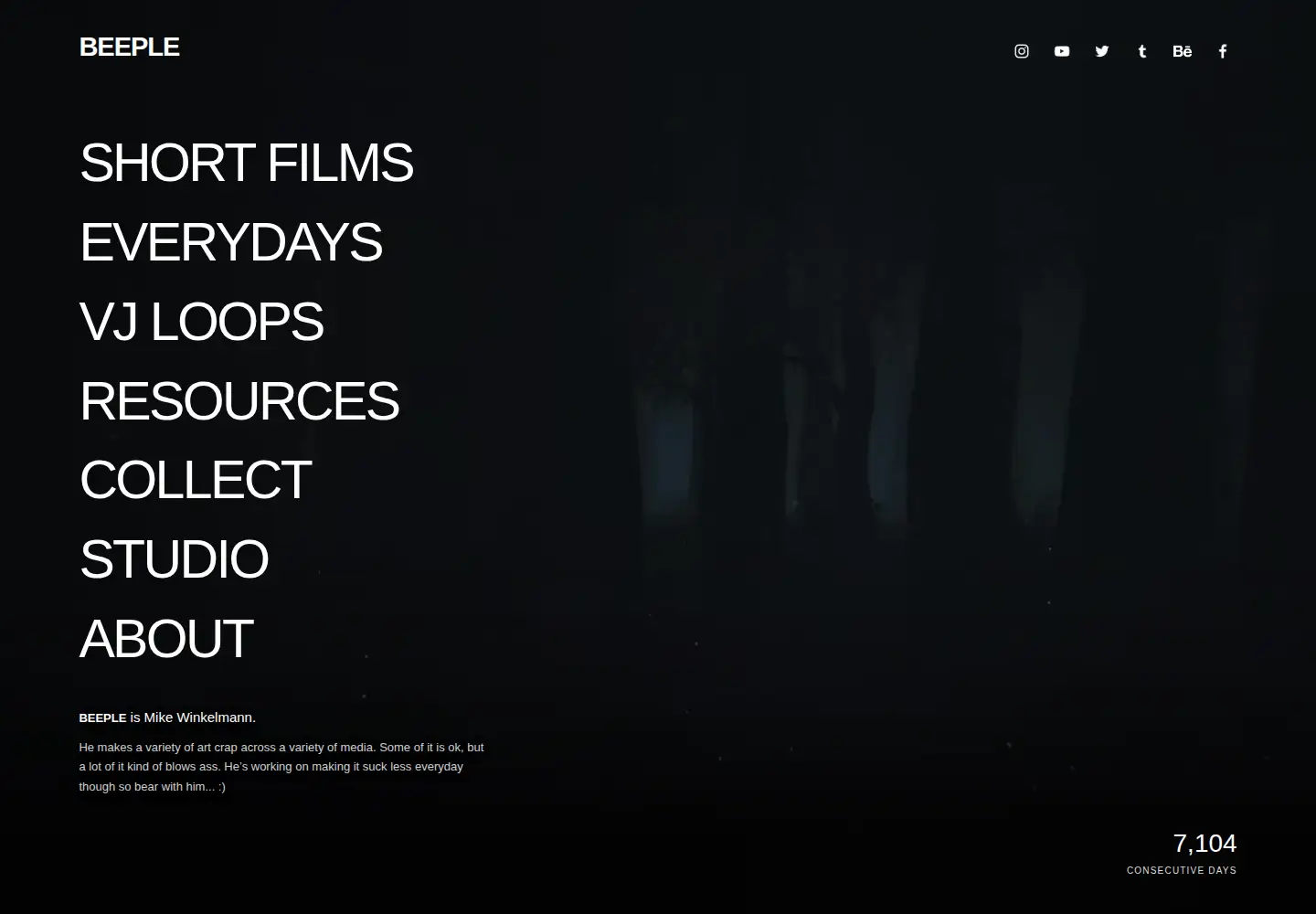 Screenshot of beeple-crap.com