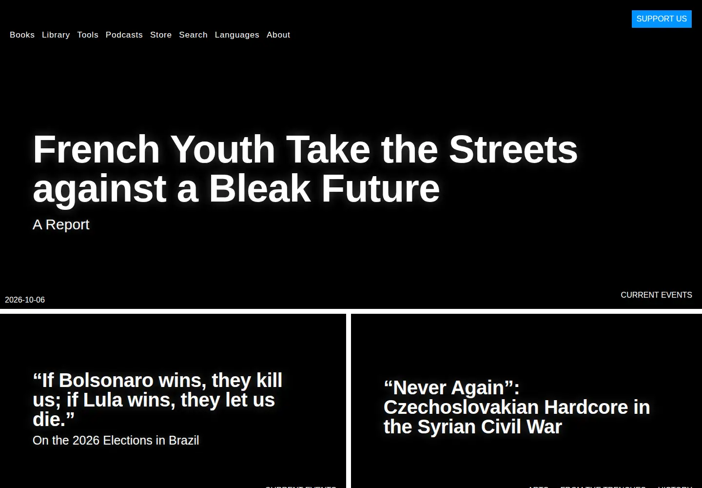 Screenshot of crimethinc.com