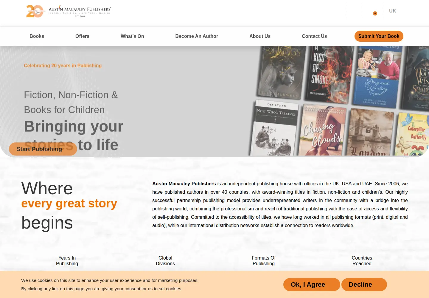 Captured homepage of austinmacauley.com in the current scan