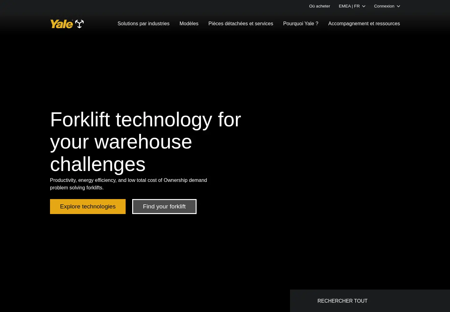 Screenshot of yale.com