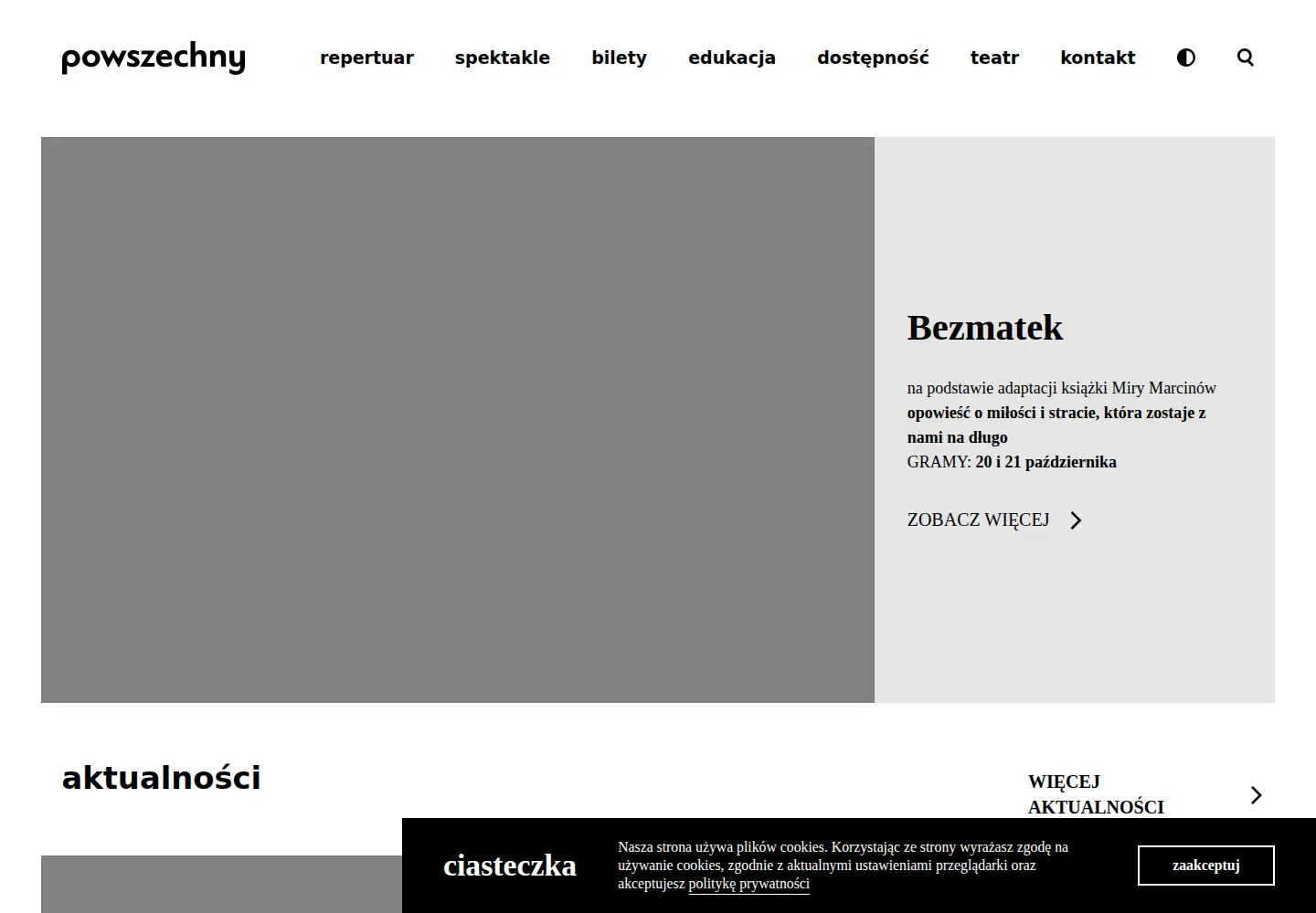Screenshot of powszechny.com