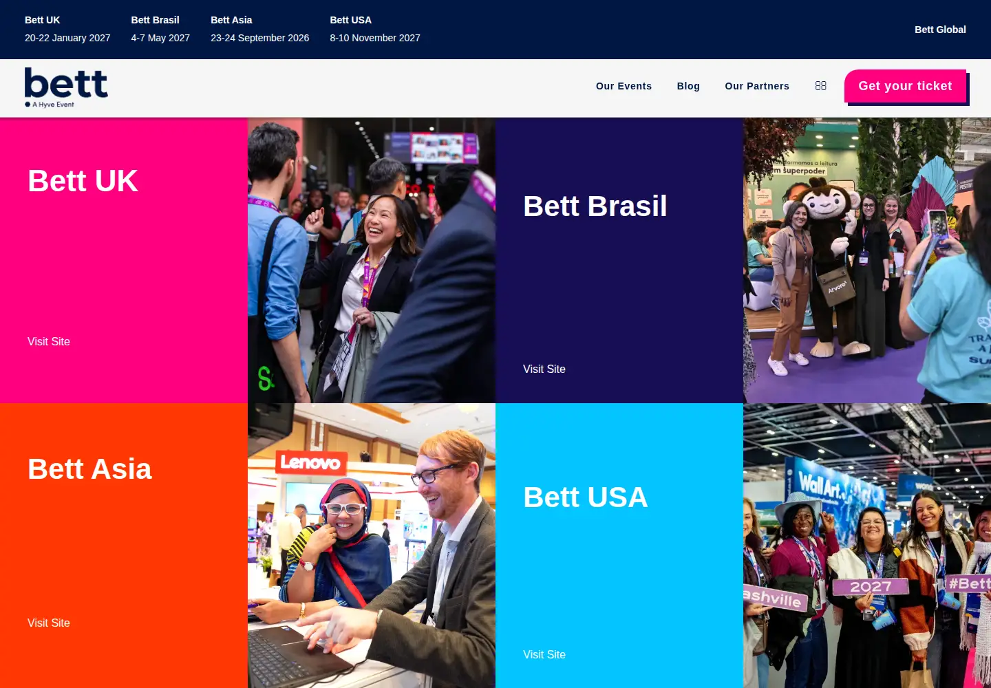 Screenshot of bettshow.com