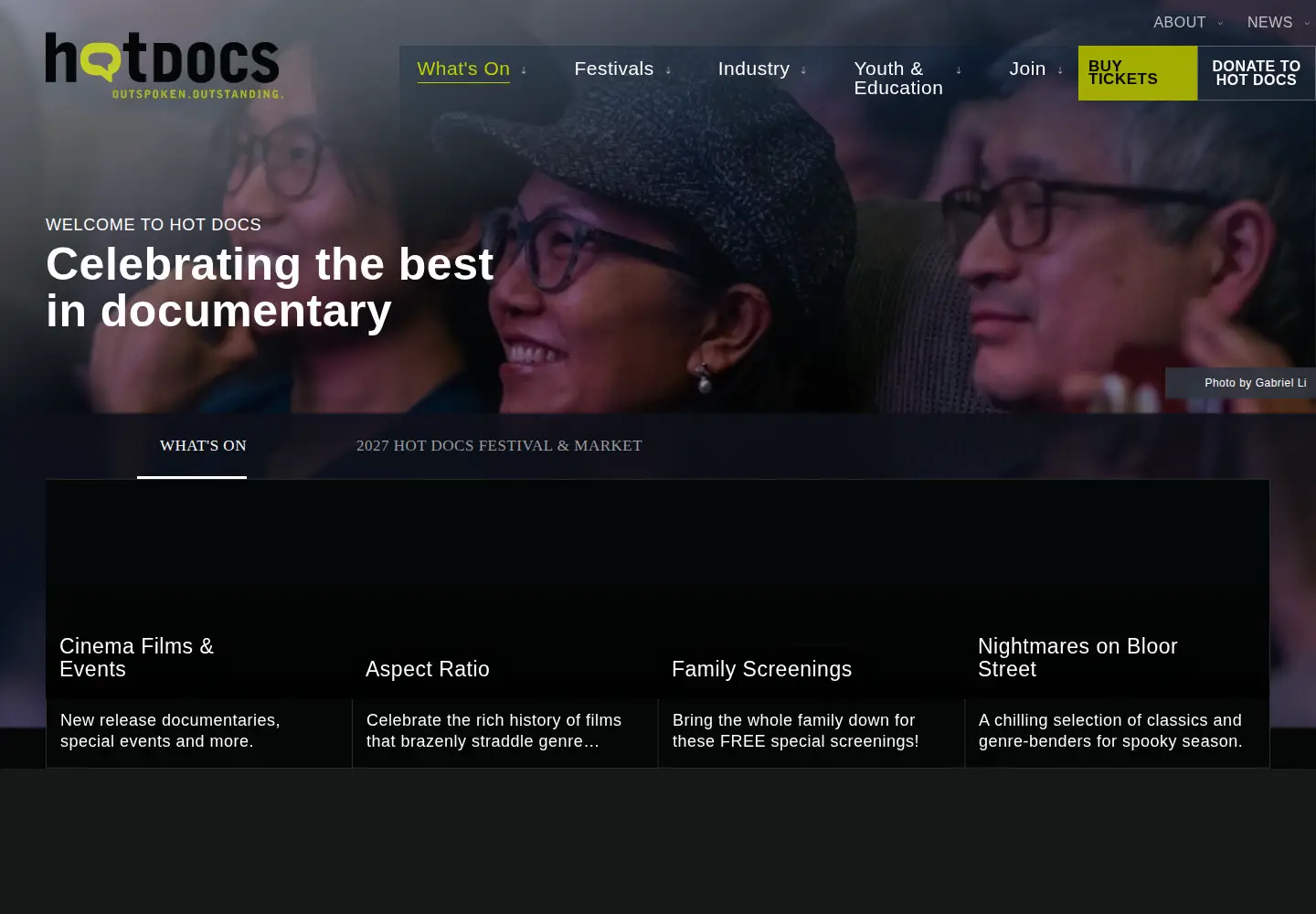 Captured homepage of hotdocs.ca in the current scan
