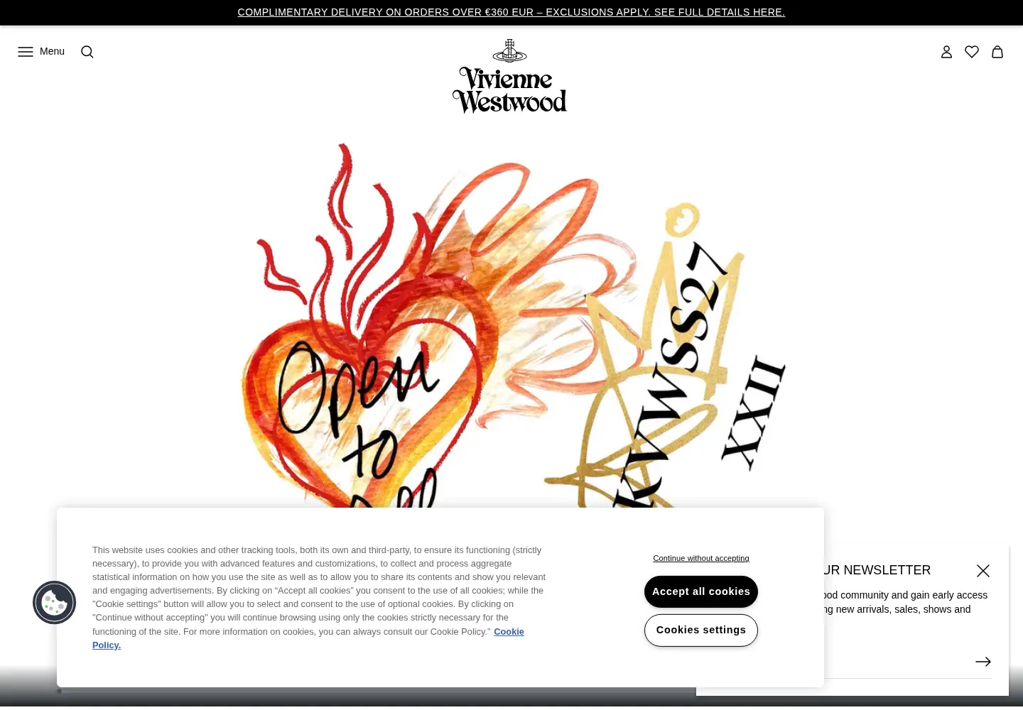 Screenshot of viviennewestwood.com