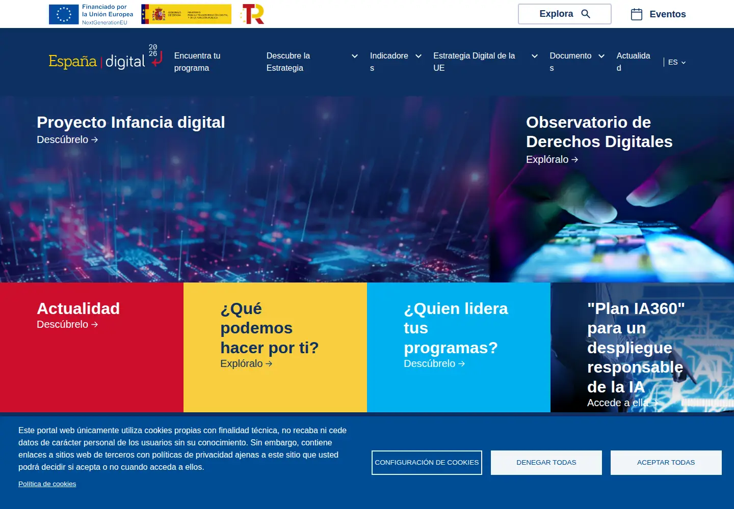 Screenshot of espanadigital.gob.es