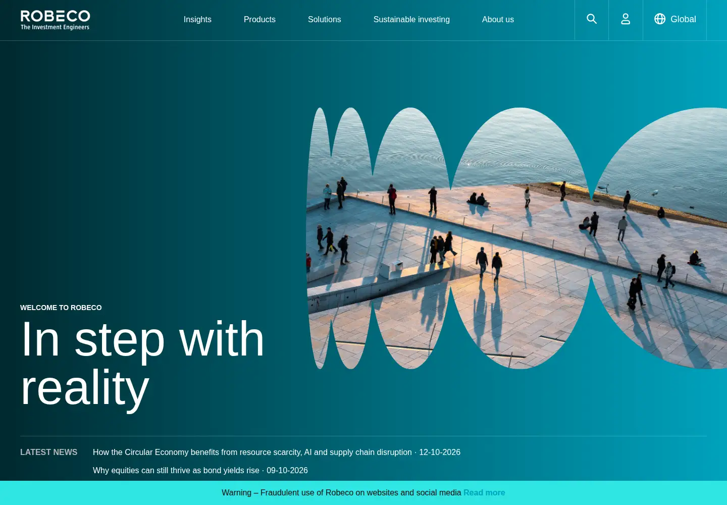 Screenshot of robeco.com