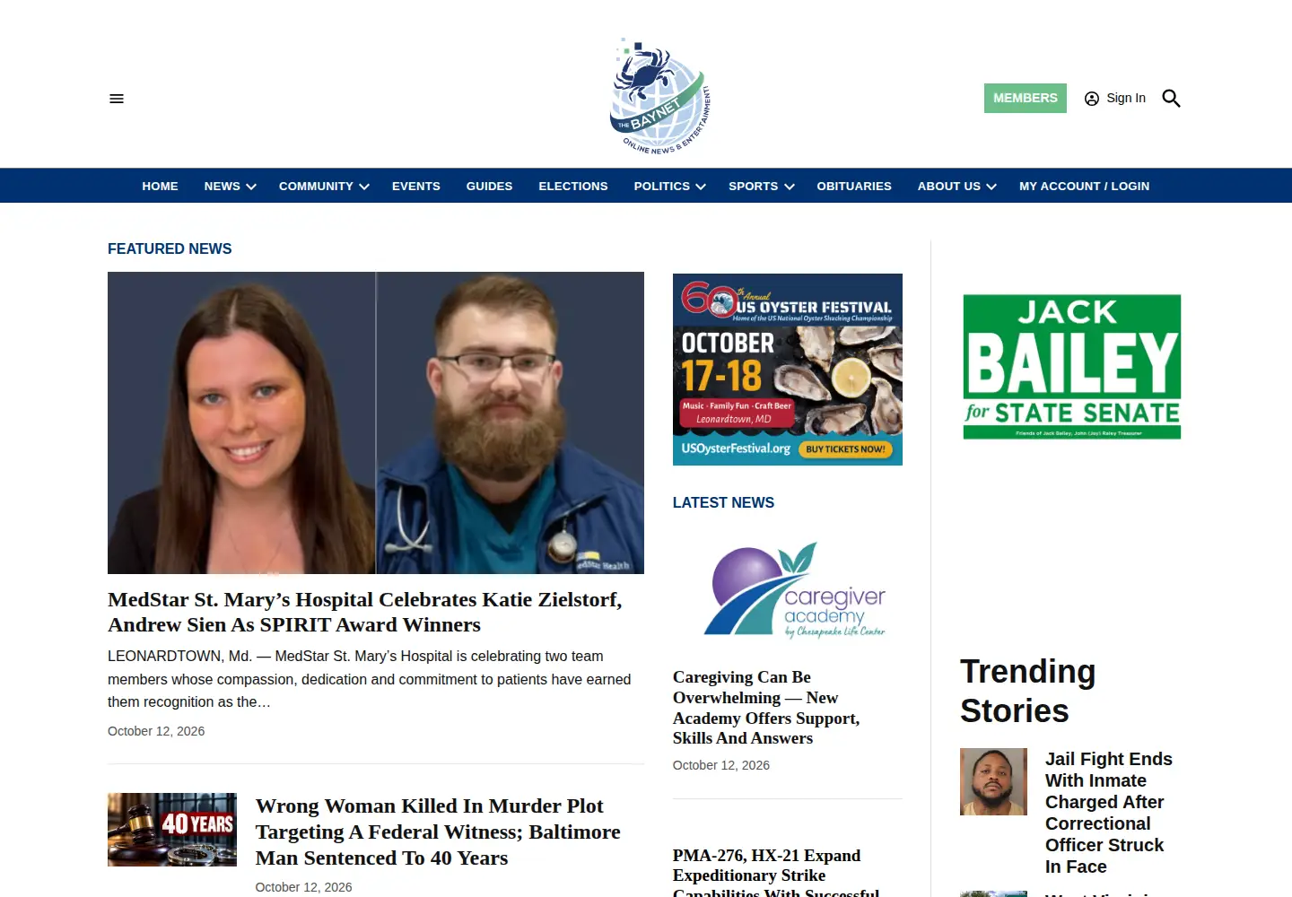 Screenshot of thebaynet.com