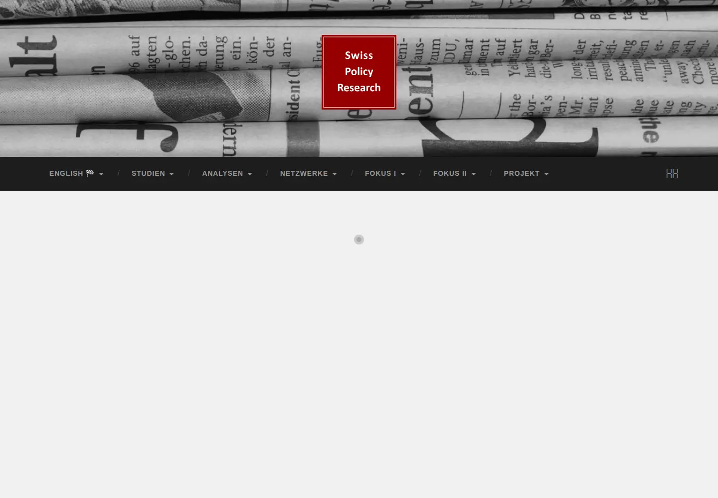 Captured homepage of swprs.org in the current scan