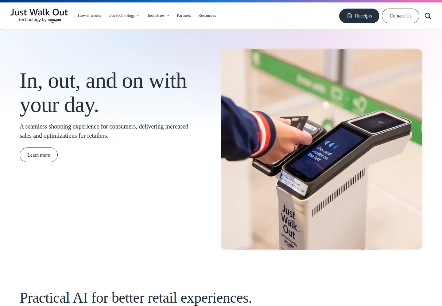 Screenshot of justwalkout.com