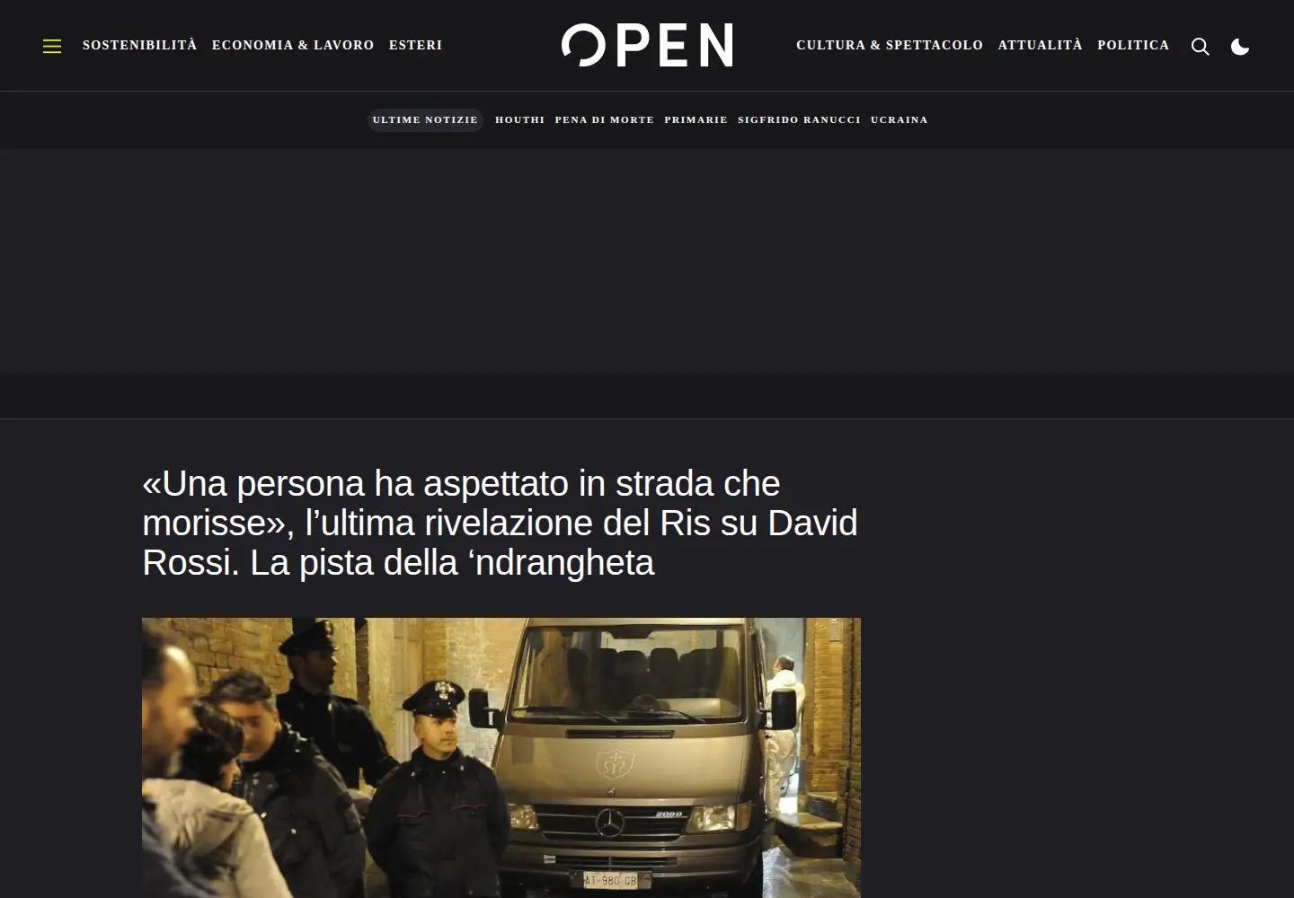 Screenshot of open.online