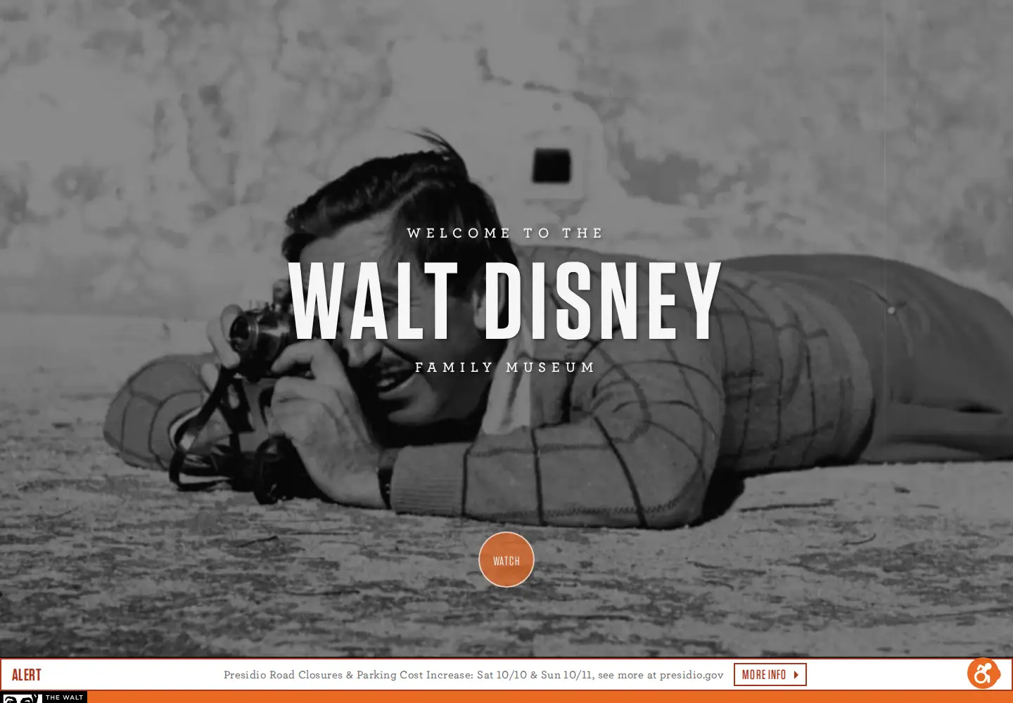 Screenshot of waltdisney.org