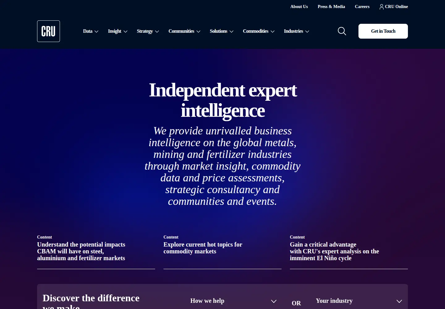 Captured homepage of crugroup.com in the current scan