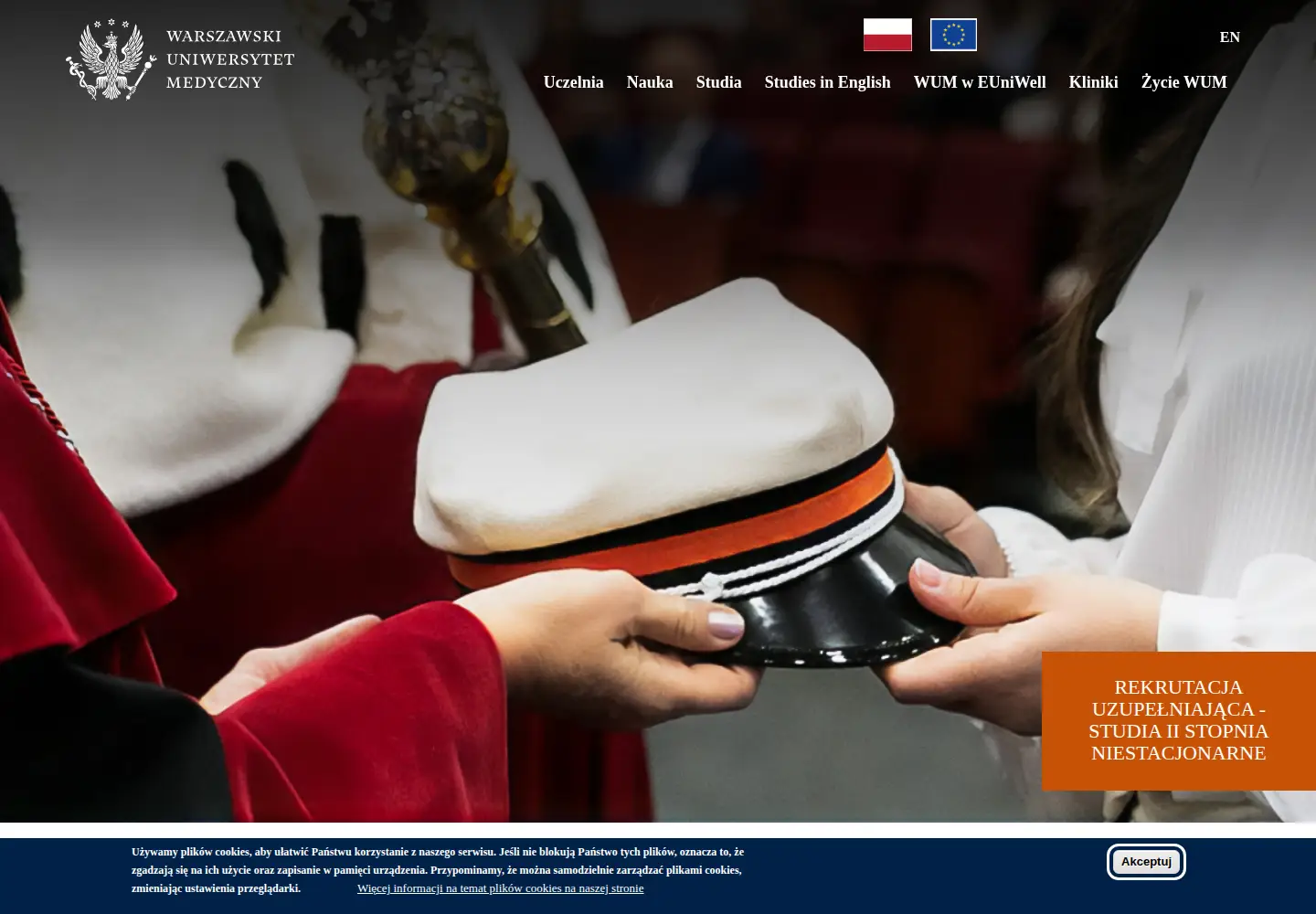 Screenshot of wum.edu.pl