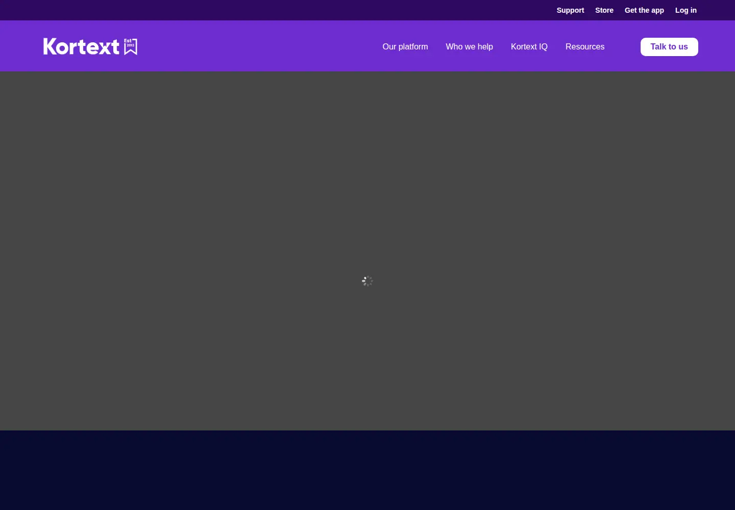 Screenshot of kortext.com