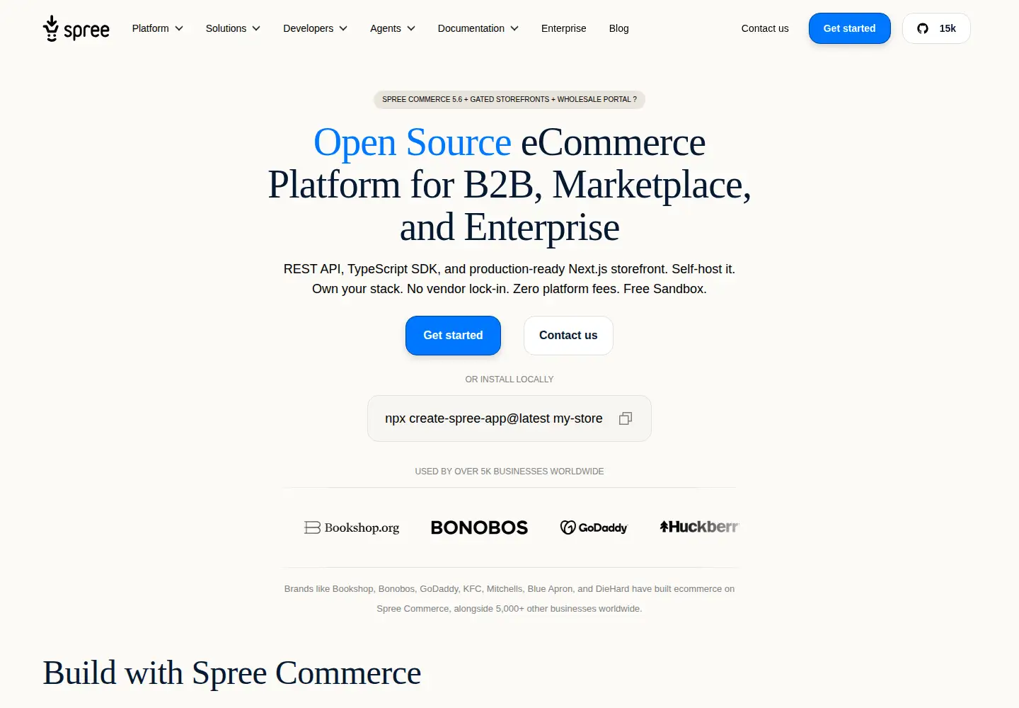 Screenshot of spreecommerce.org