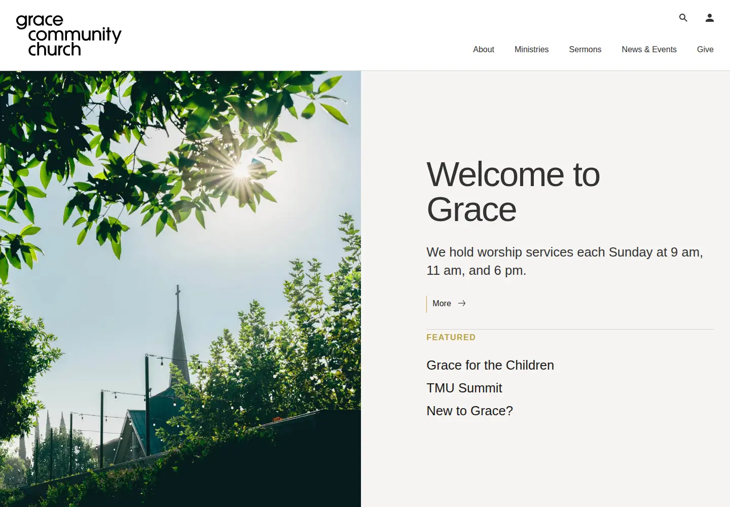 Screenshot of gracechurch.org