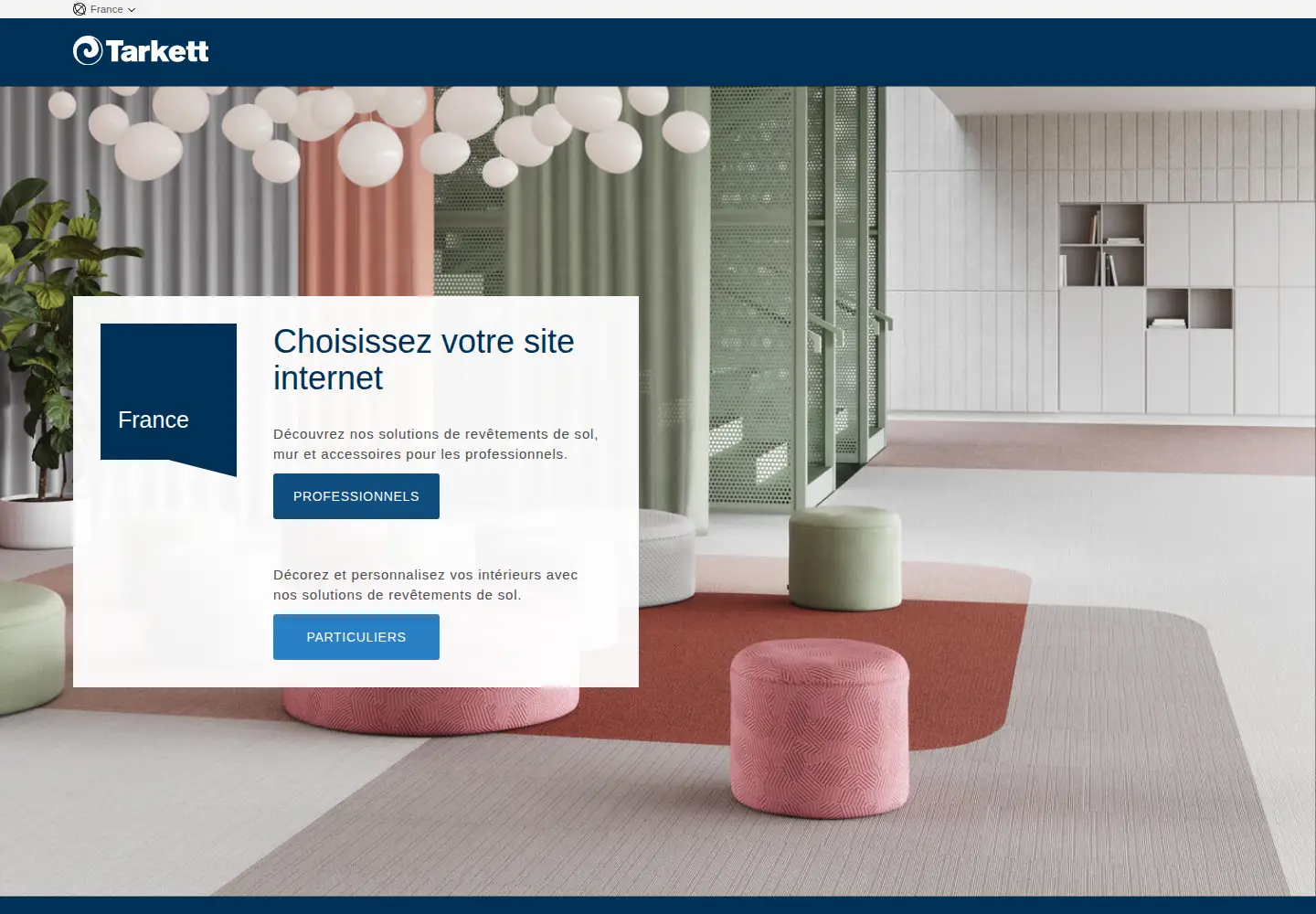 Screenshot of tarkett.com
